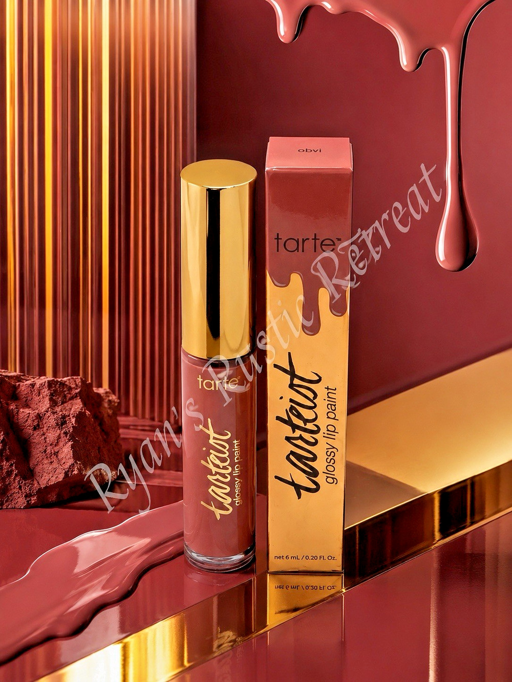 tarte - Tartiest Glossy Lip Paint - Shade: obvi - 0.20 fl oz/ 6 mL